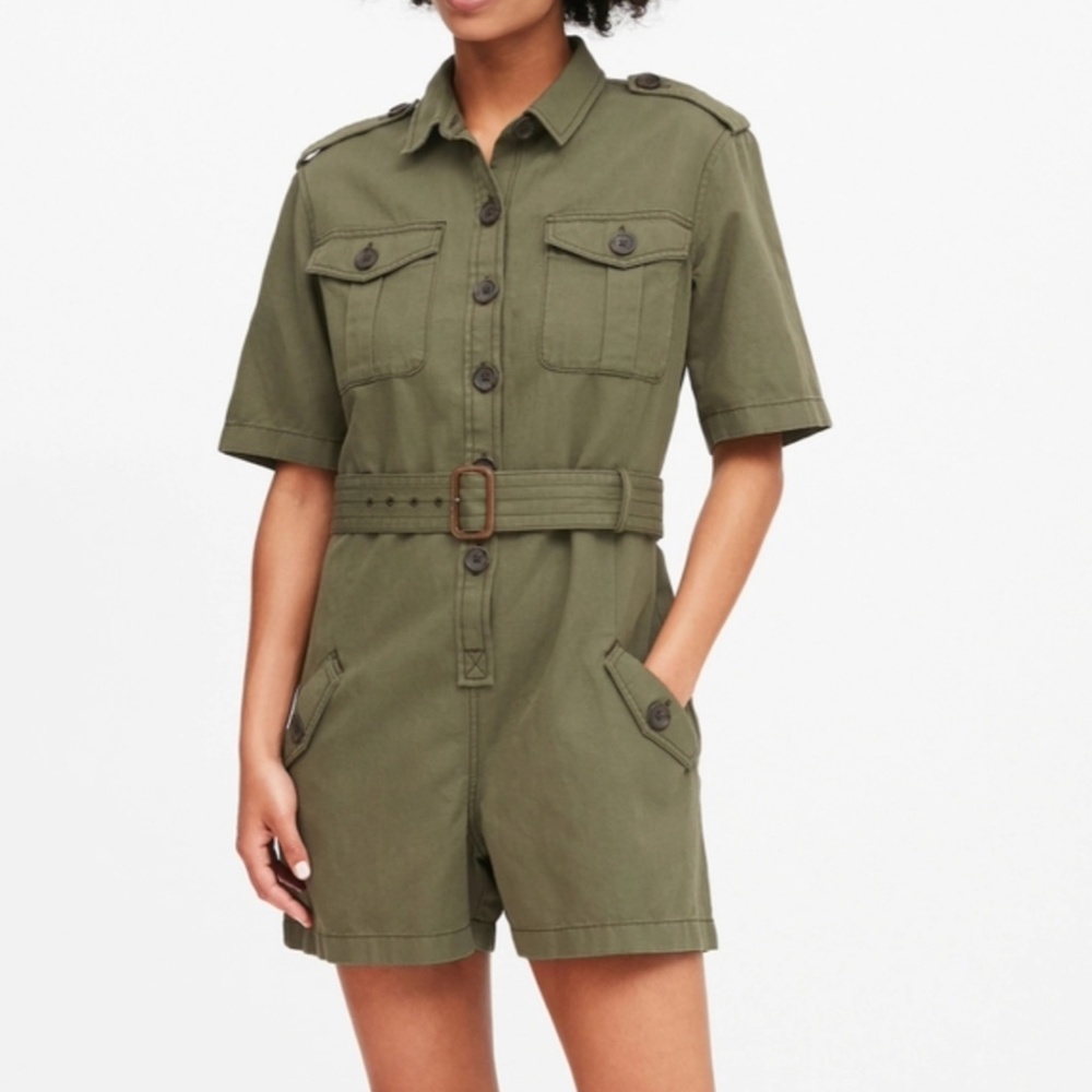 Banana Republic - Heritage Safari Utility Romper - NWOT